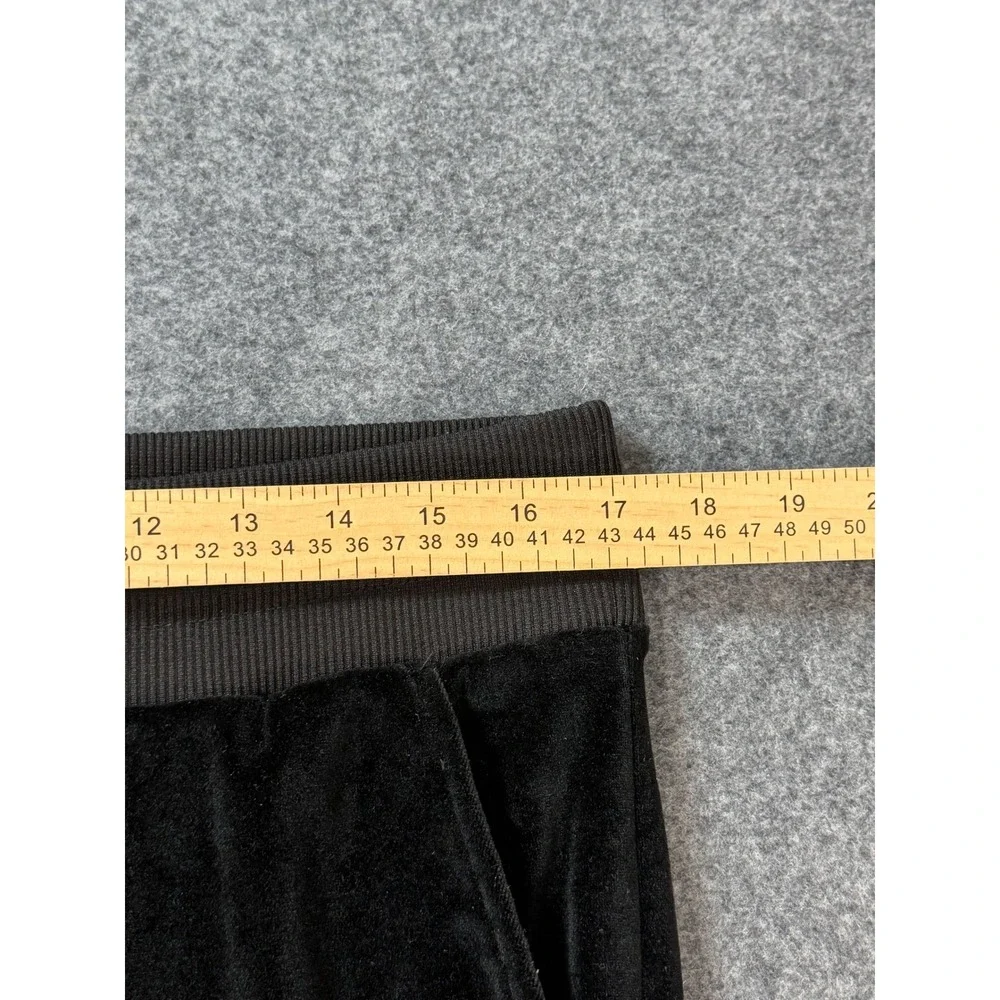 True Religion Calli TR Jogger Men Medium Black Great Condition Velvet Gold Logo